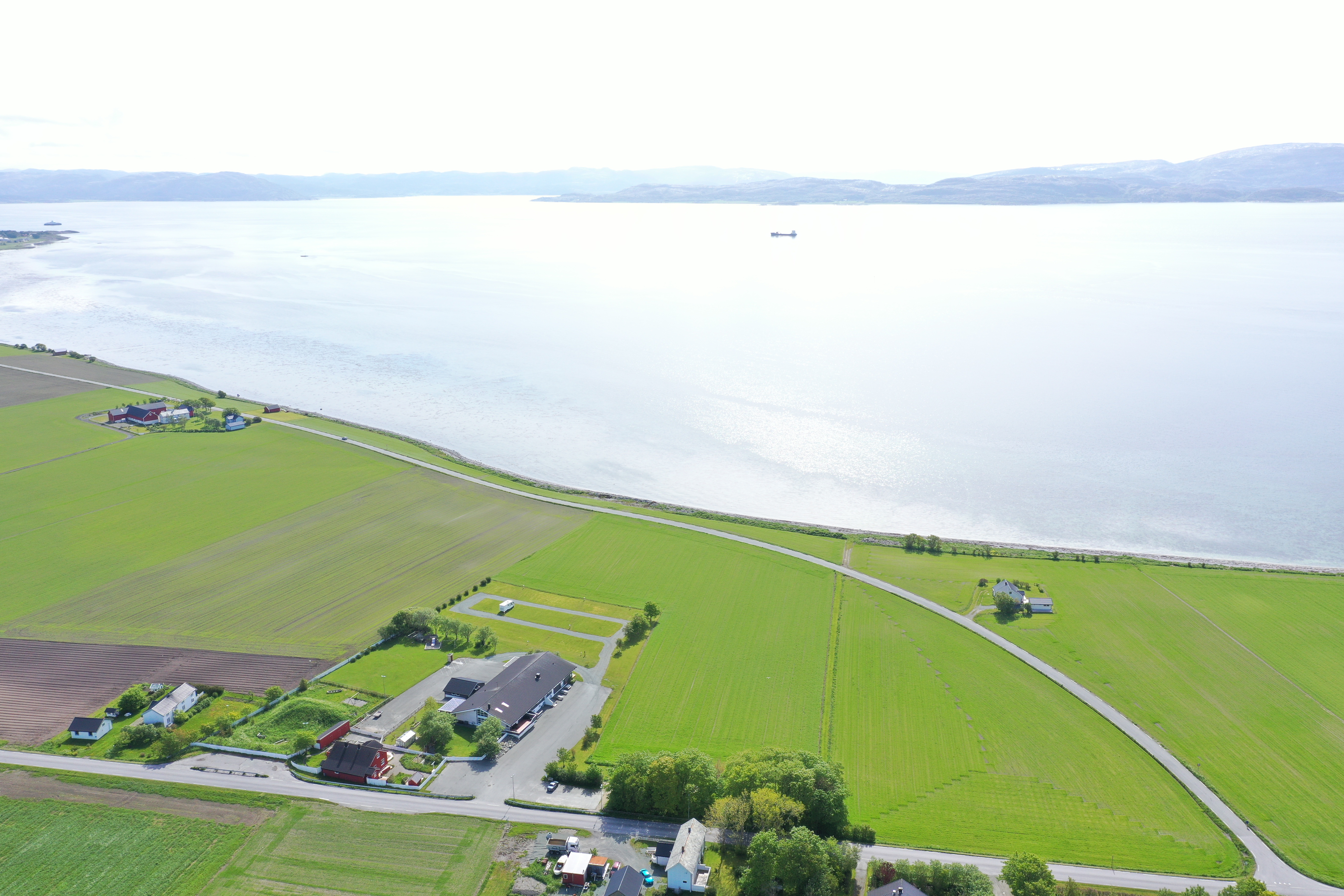 Panorama mot Trondheimsfjorden